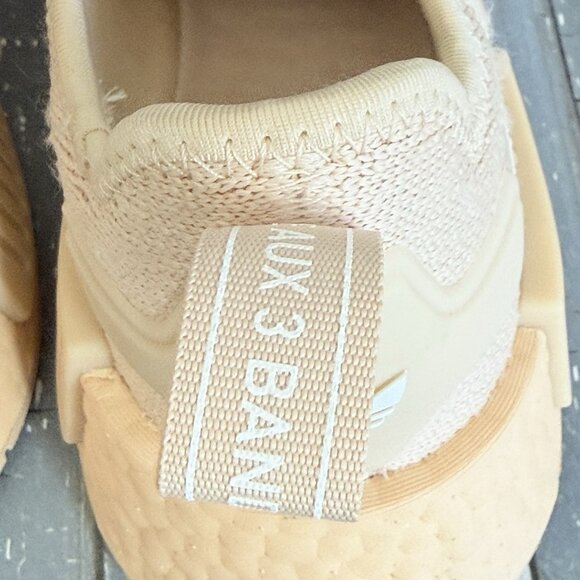 Adidas NMD R1 Women's Sneakers Running Shoe Athletic Footwear Peach Trainer Sz 6 - Picture 6 of 13